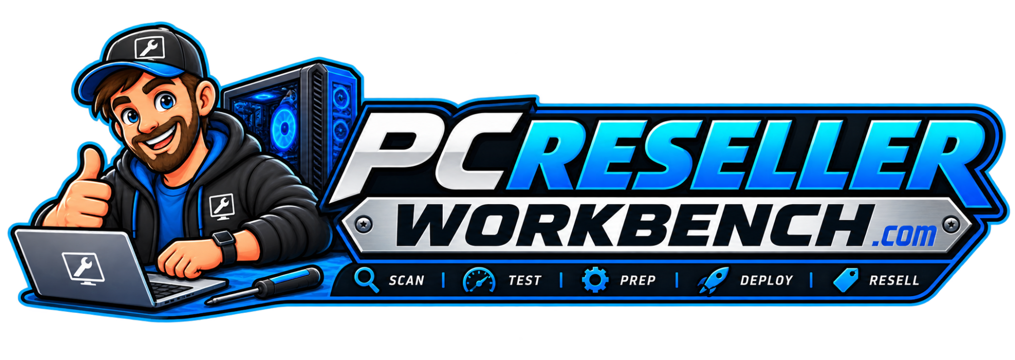 PC Reseller Workbench — Scan, Test, Prep, Deploy, Resell